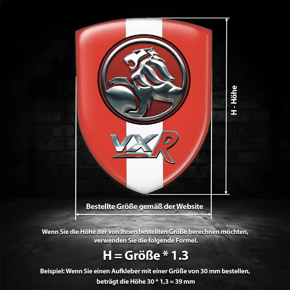 Vauxhall 3D Gel Aufkleber Embleme Limitierte Auflage