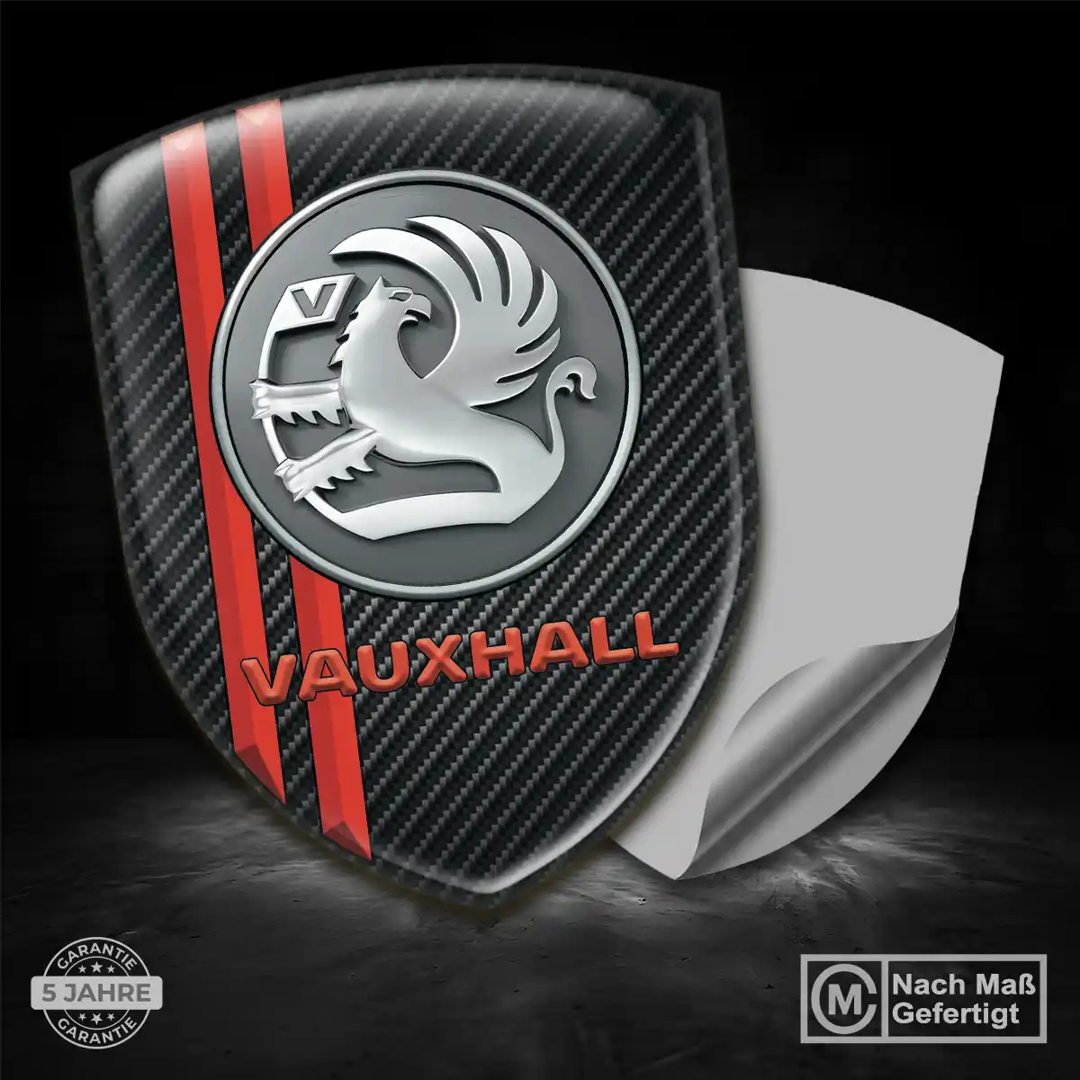 Vauxhall 3D Gel Aufkleber Exterieurdesign