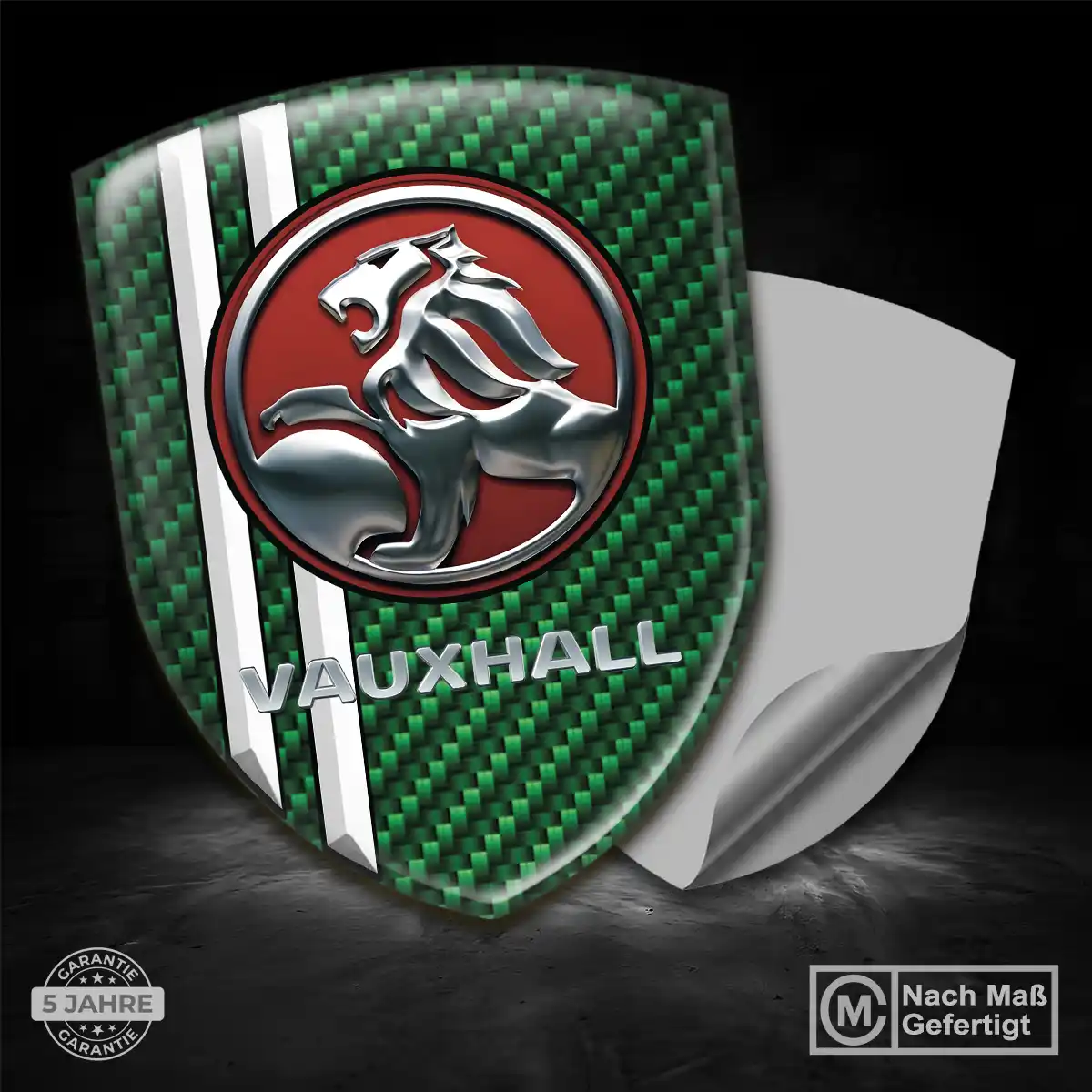 Vauxhall 3D Gel Aufkleber Silikon Ausdrucksstarkes Design