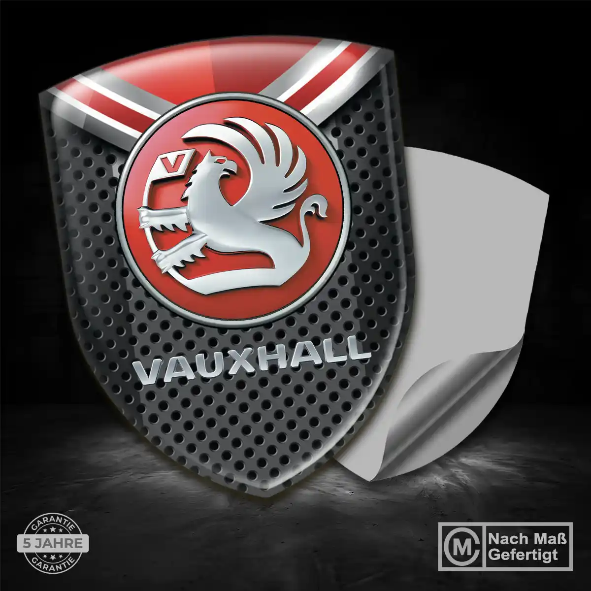 Vauxhall 3D Gel Aufkleber Silikon Auto Hohe Qualität
