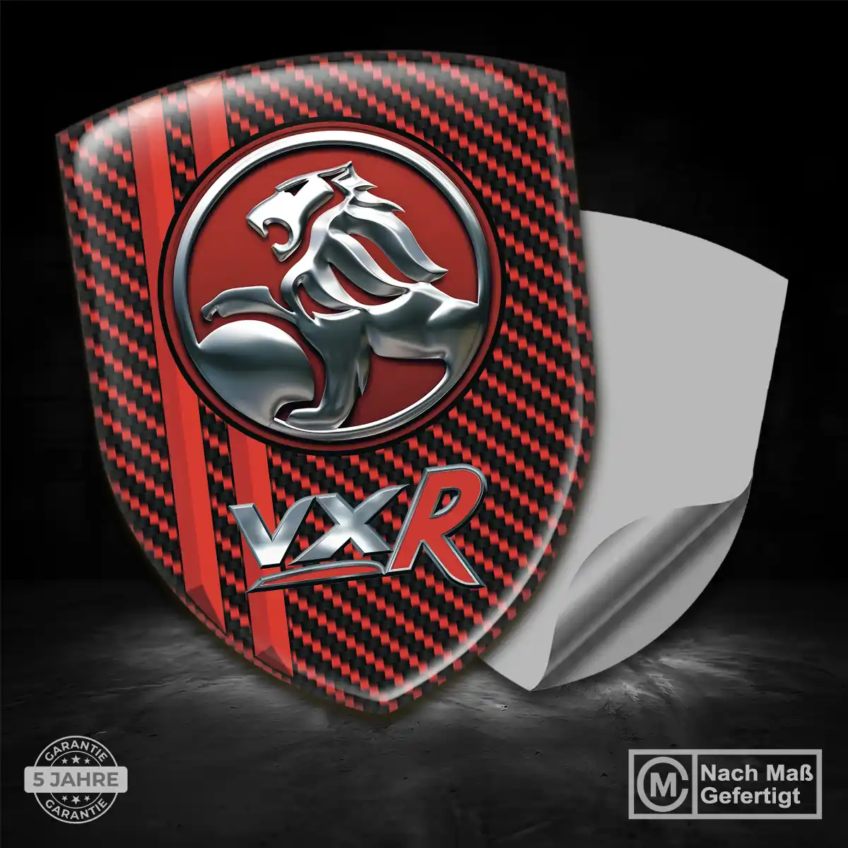 Vauxhall 3D Gel Aufkleber Silikon Stilvolles Design
