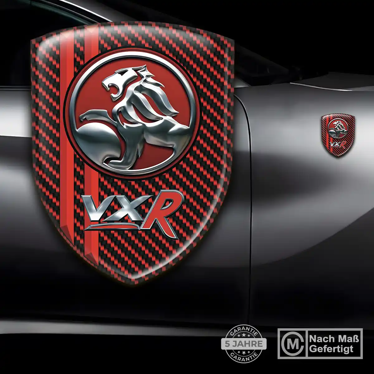 Vauxhall 3D Gel Aufkleber Silikon Stilvolles Design