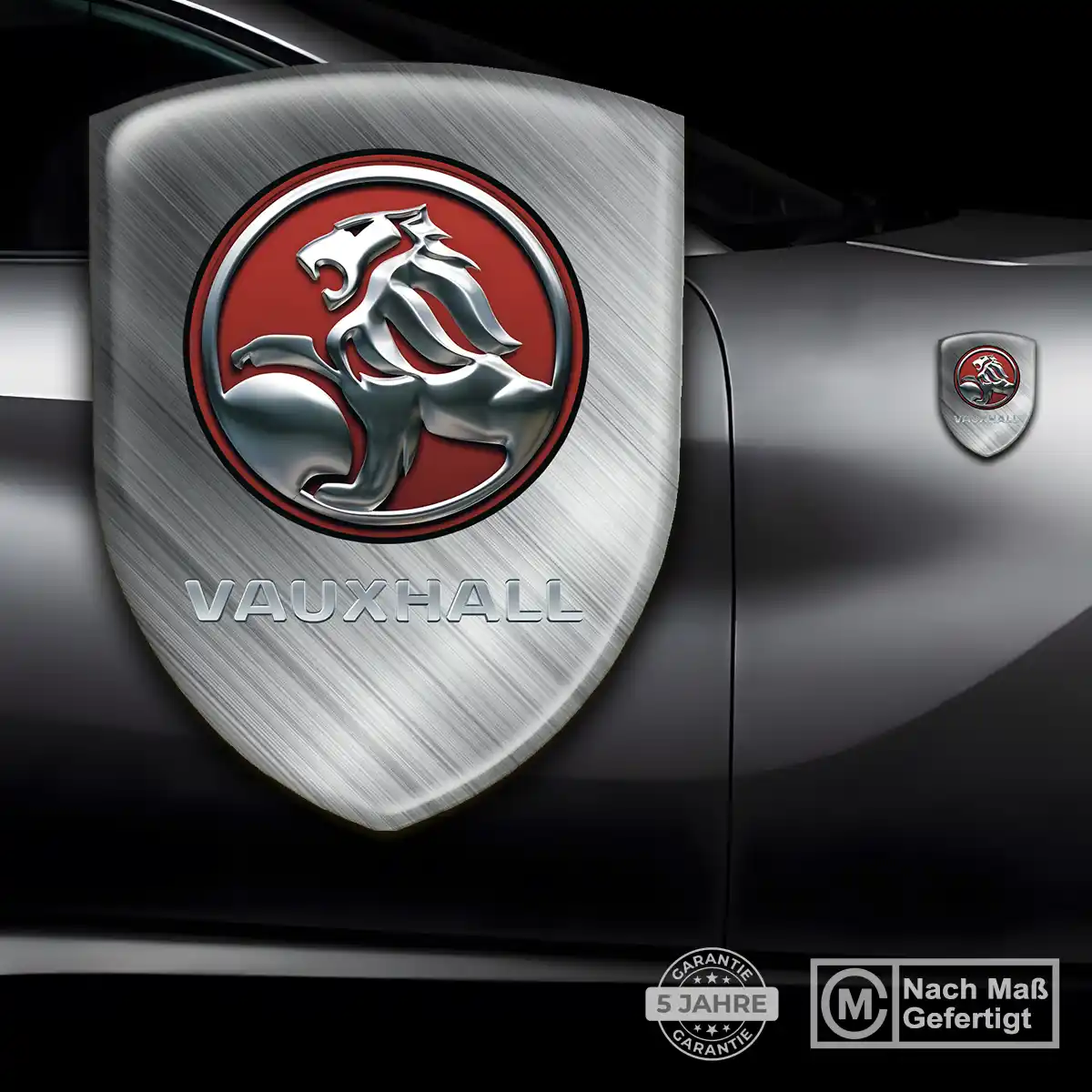 Vauxhall 3D Gel Aufkleber Wappen Ausdrucksstarkes Design