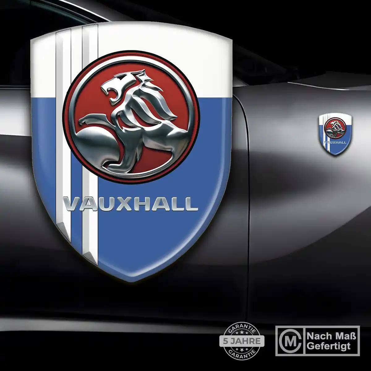 Vauxhall 3D Gel Aufkleber Wappen Auto Edles Design