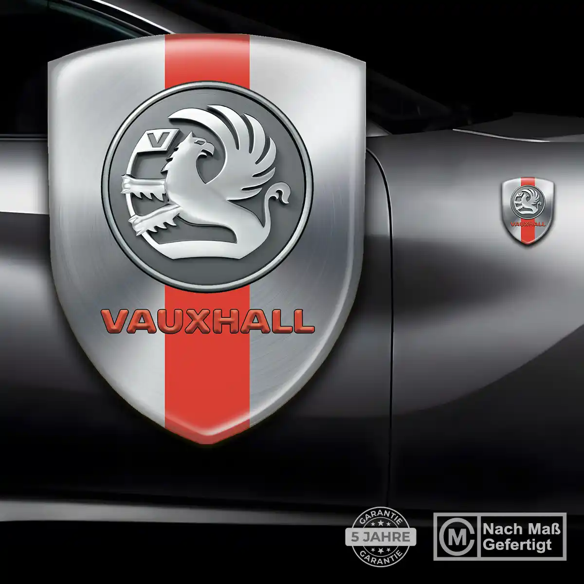 Vauxhall 3D Gel Aufkleber Wappen Auto Exterieurdesign