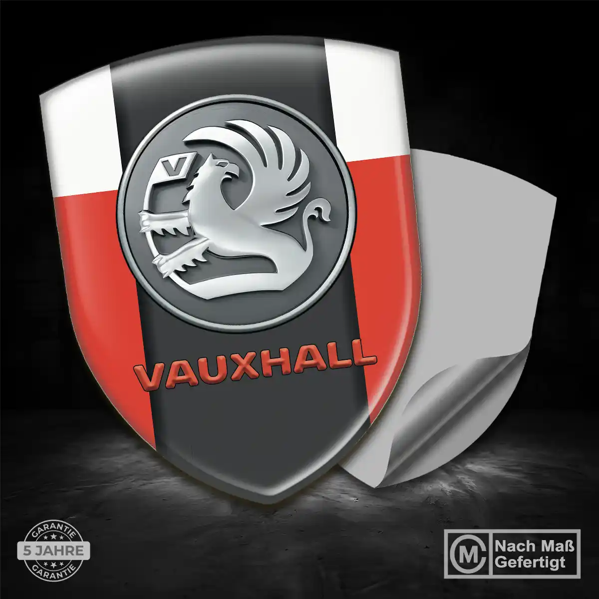 Vauxhall 3D Gel Aufkleber Wappen Auto Interieurdesign