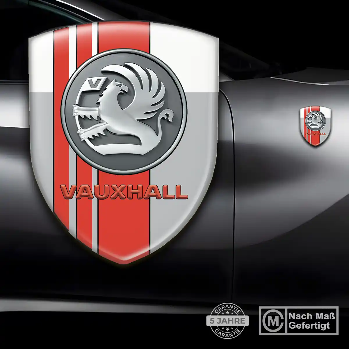 Vauxhall 3D Gel Aufkleber Wappen Auto Premium-Edition