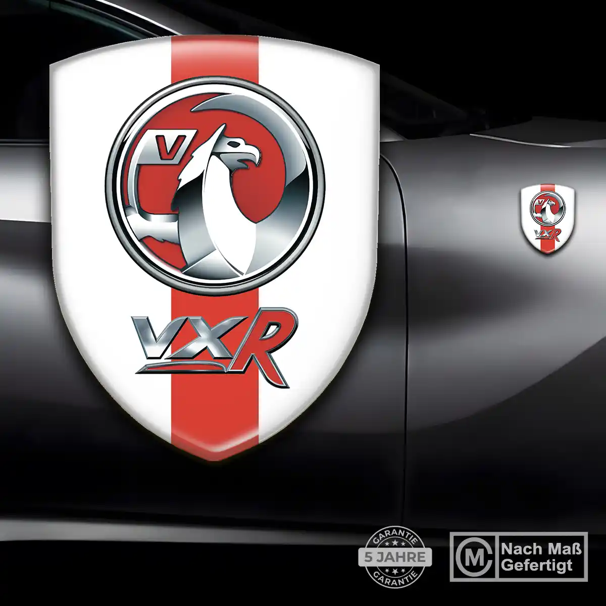Vauxhall 3D Gel Aufkleber Wappen Edles Design