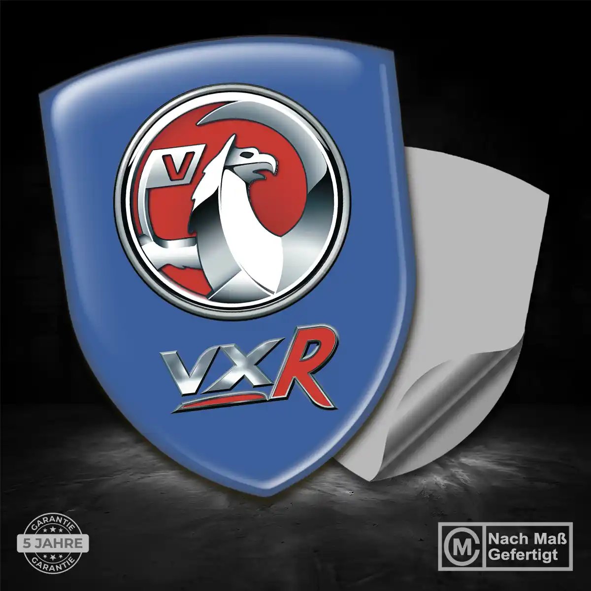 Vauxhall 3D Gel Aufkleber Wappen Elegantes Design