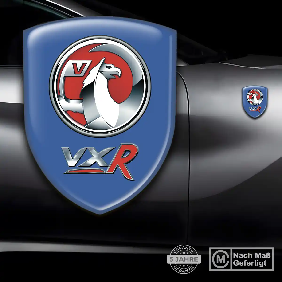 Vauxhall 3D Gel Aufkleber Wappen Elegantes Design