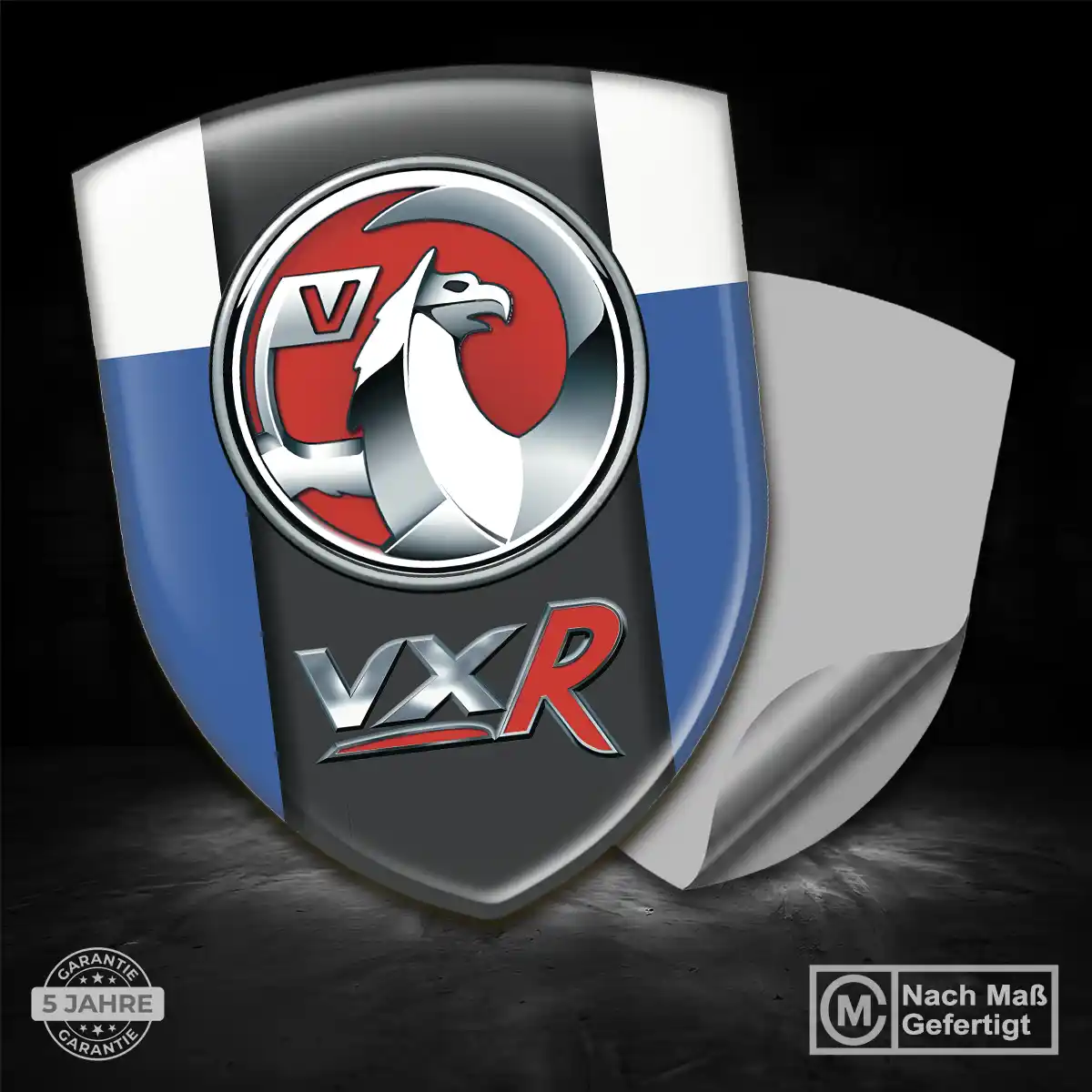 Vauxhall 3D Gel Aufkleber Wappen Hochwertiges Harz
