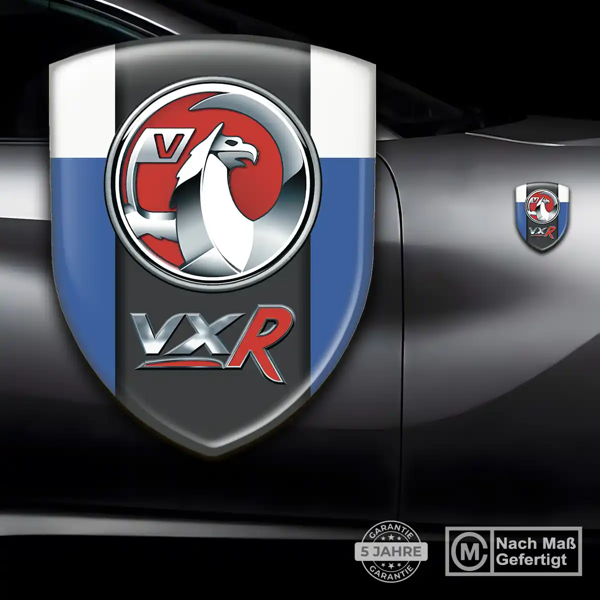 Vauxhall 3D Gel Aufkleber Wappen Hochwertiges Harz