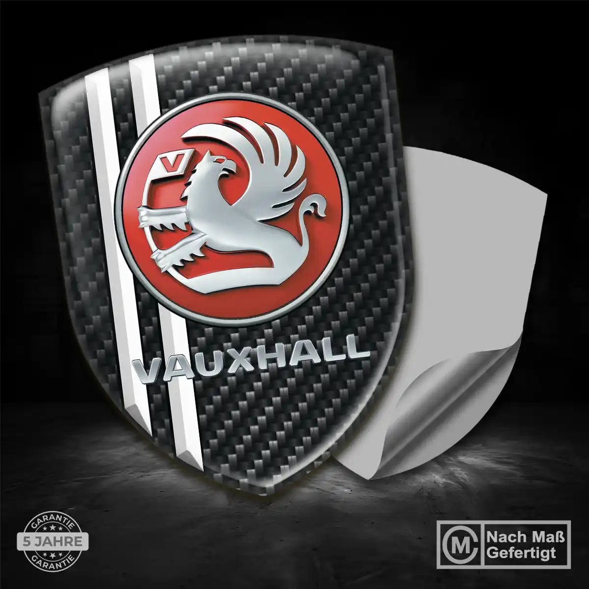 Vauxhall 3D Gel Aufkleber Wappen Hohe Qualität