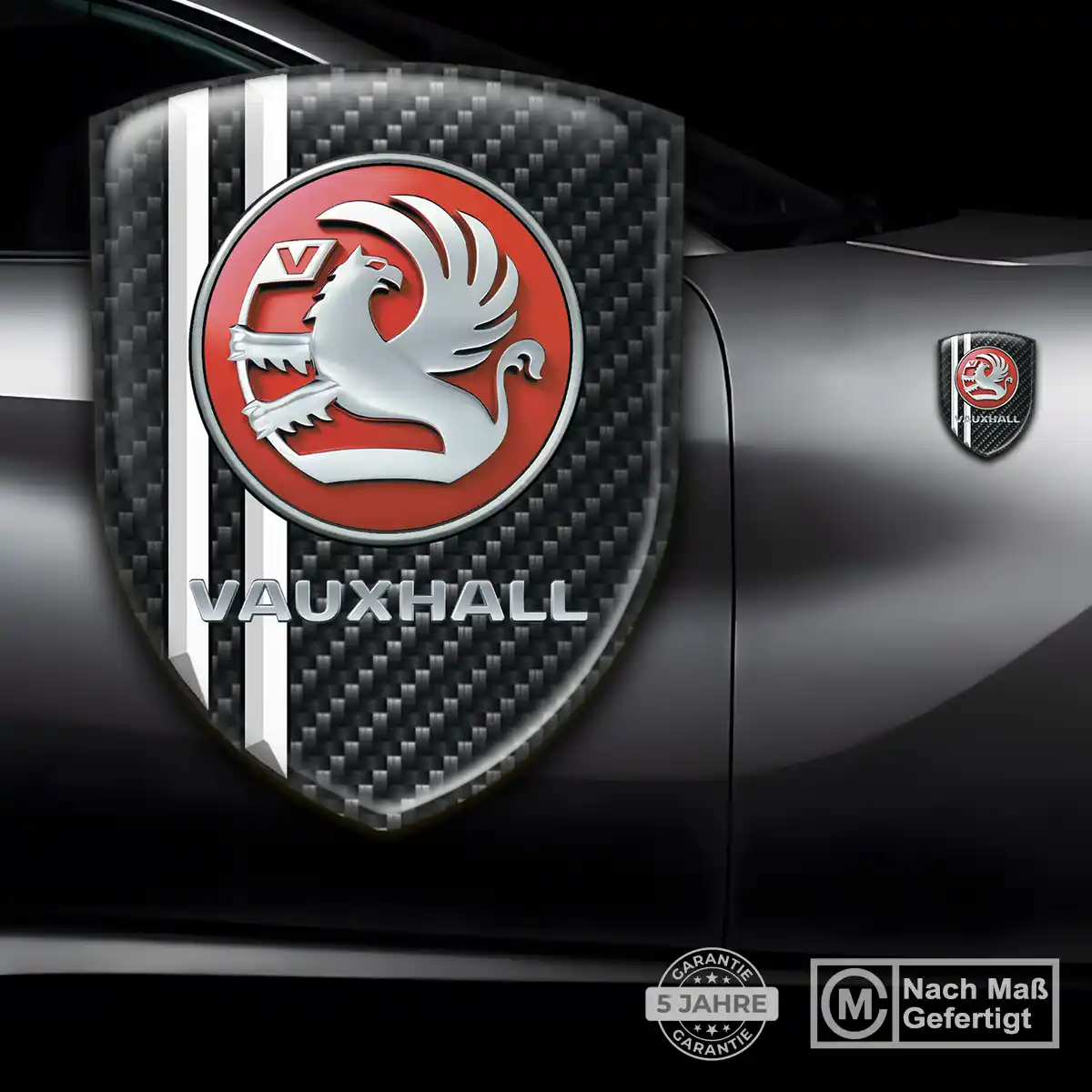 Vauxhall 3D Gel Aufkleber Wappen Hohe Qualität