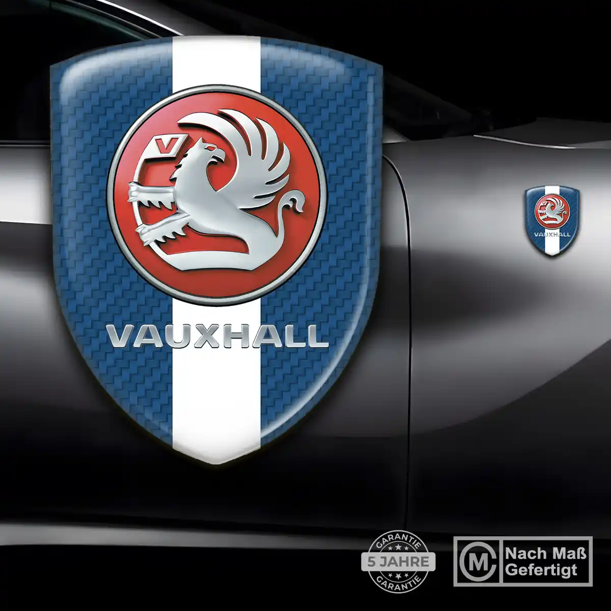 Vauxhall 3D Gel Aufkleber Wappen Limitierte Auflage