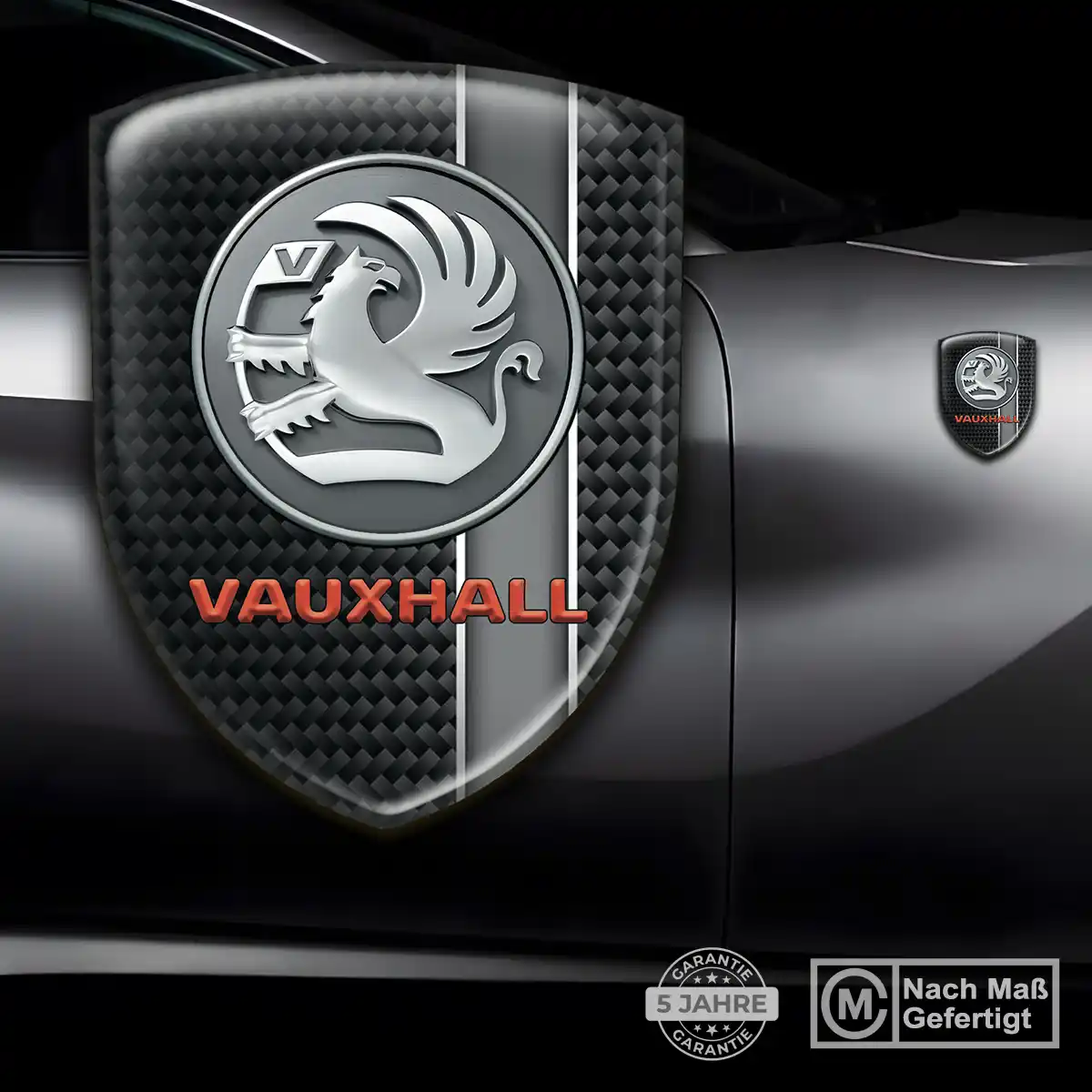 Vauxhall 3D Gel Aufkleber Wappen Markenedition