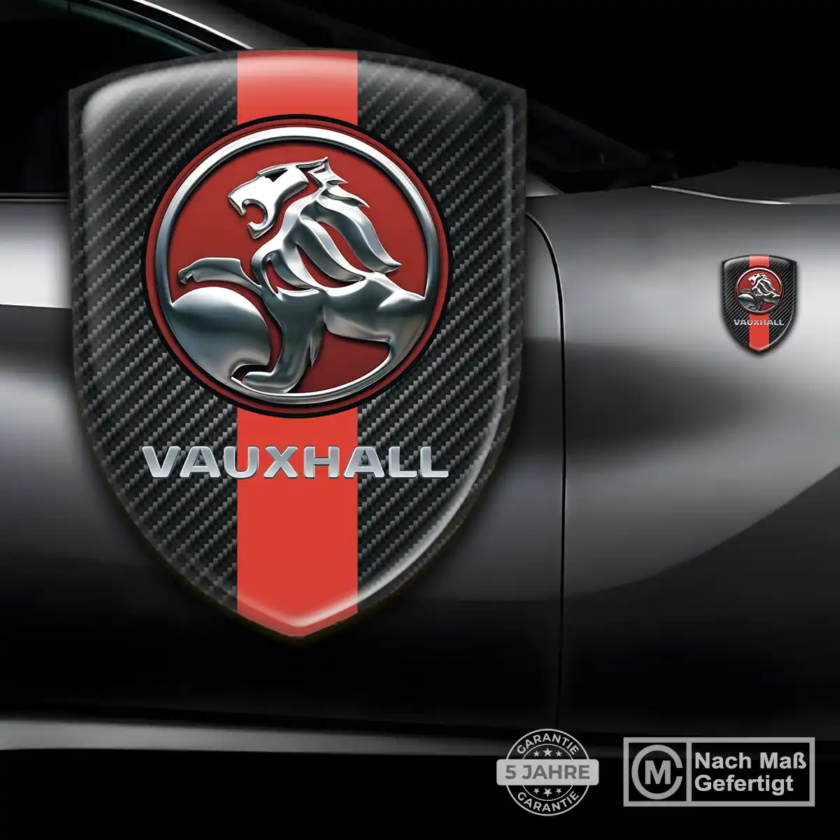 Vauxhall Aufkleber 3D Gel Emblem Ausdrucksstarkes Design
