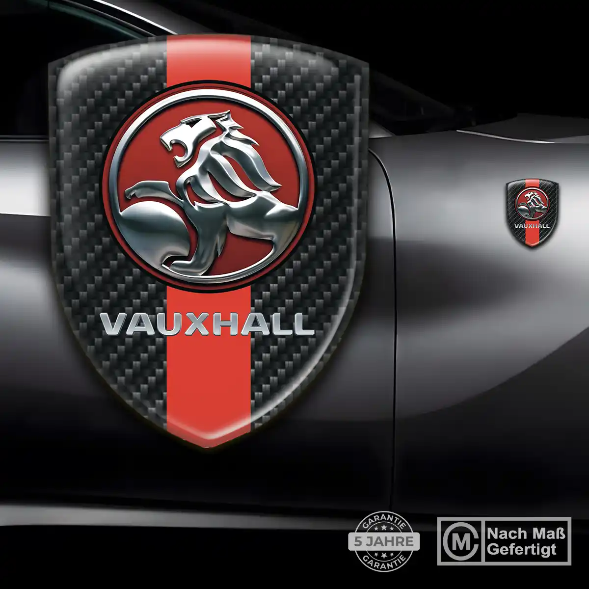 Vauxhall Aufkleber 3D Gel Emblem Edles Design