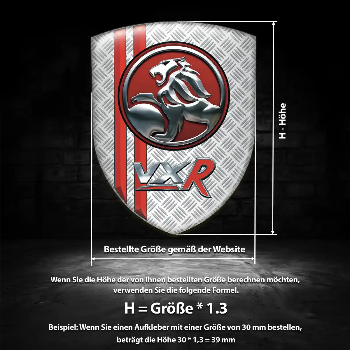 Vauxhall Aufkleber 3D Gel Emblem Interieurdesign