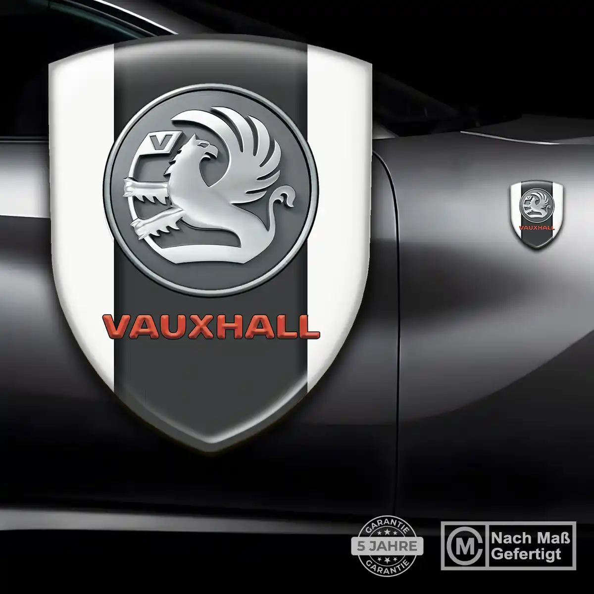 Vauxhall Aufkleber 3D Gel Emblem Premium-Edition