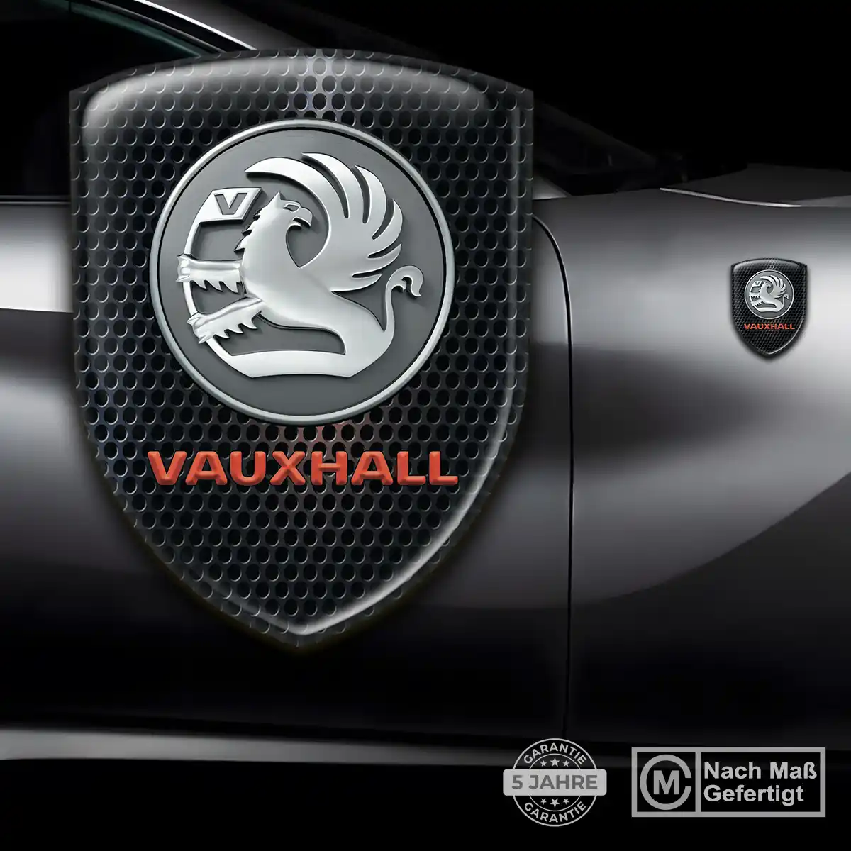 Vauxhall Aufkleber 3D Gel Emblem Stilvolles Design