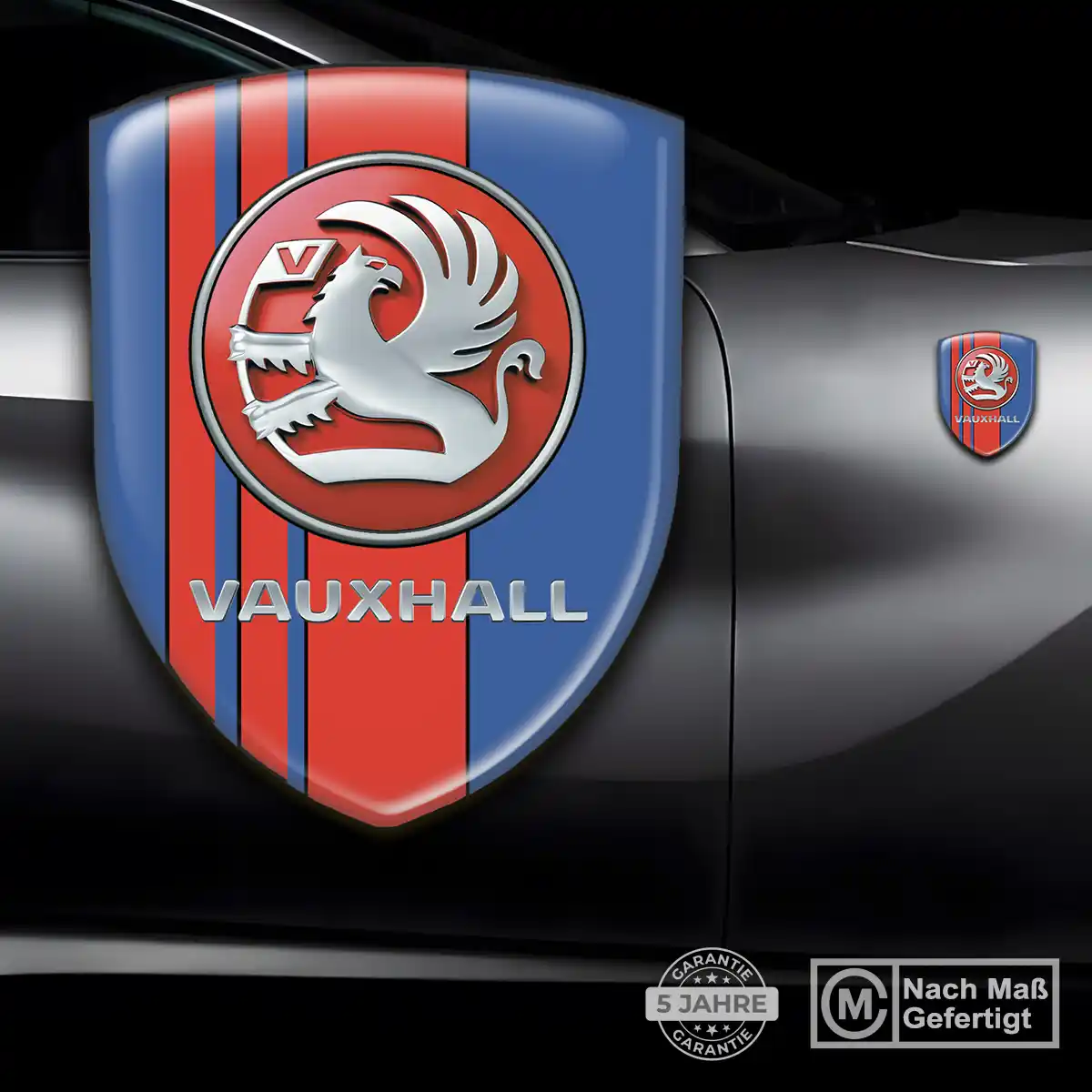 Vauxhall Aufkleber 3D Gel Embleme Ausdrucksstarkes Design