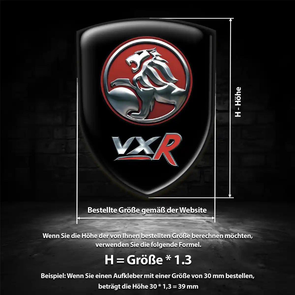 Vauxhall Aufkleber 3D Gel Embleme Auto Hohe Qualität