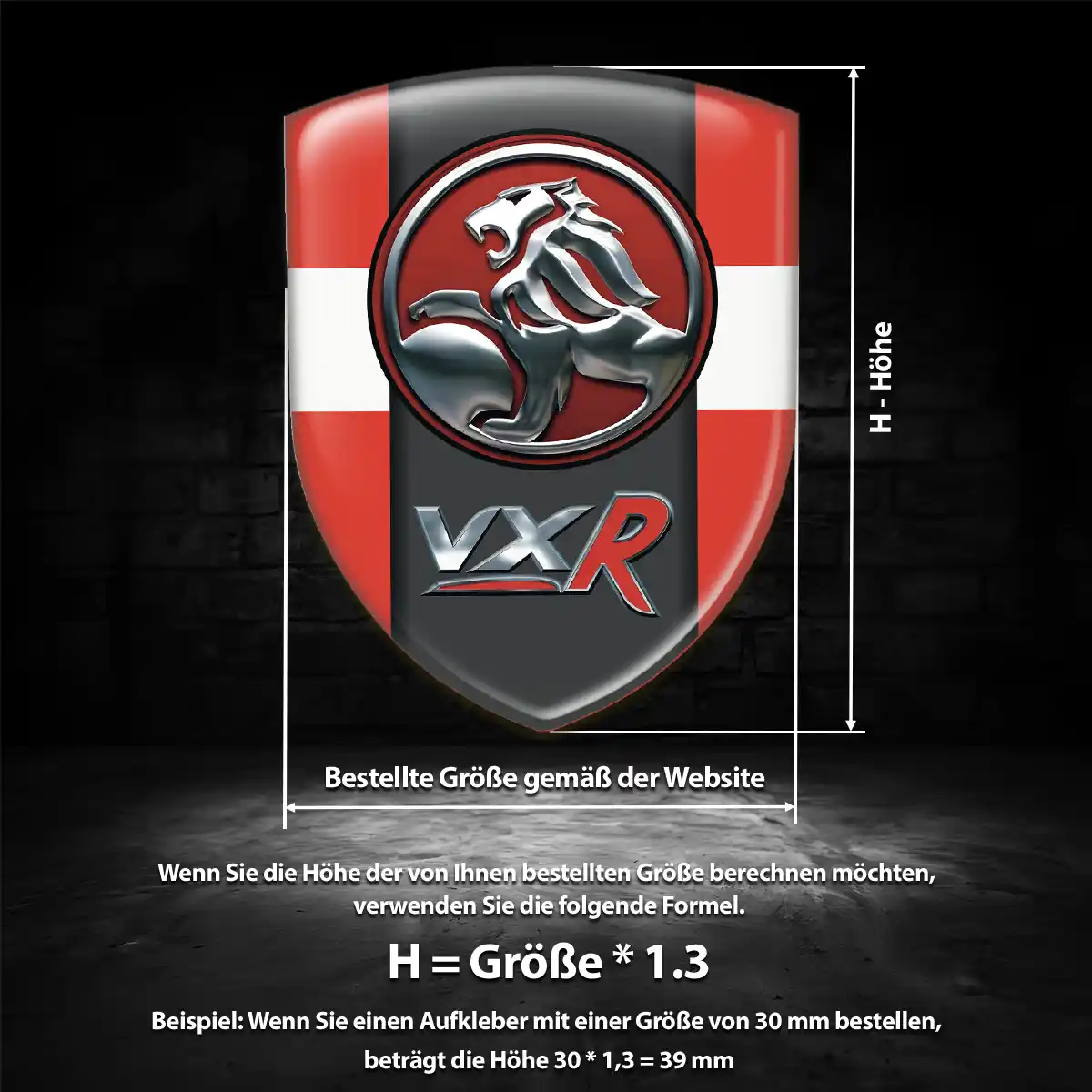 Vauxhall Aufkleber 3D Gel Embleme Auto Limitierte Auflage