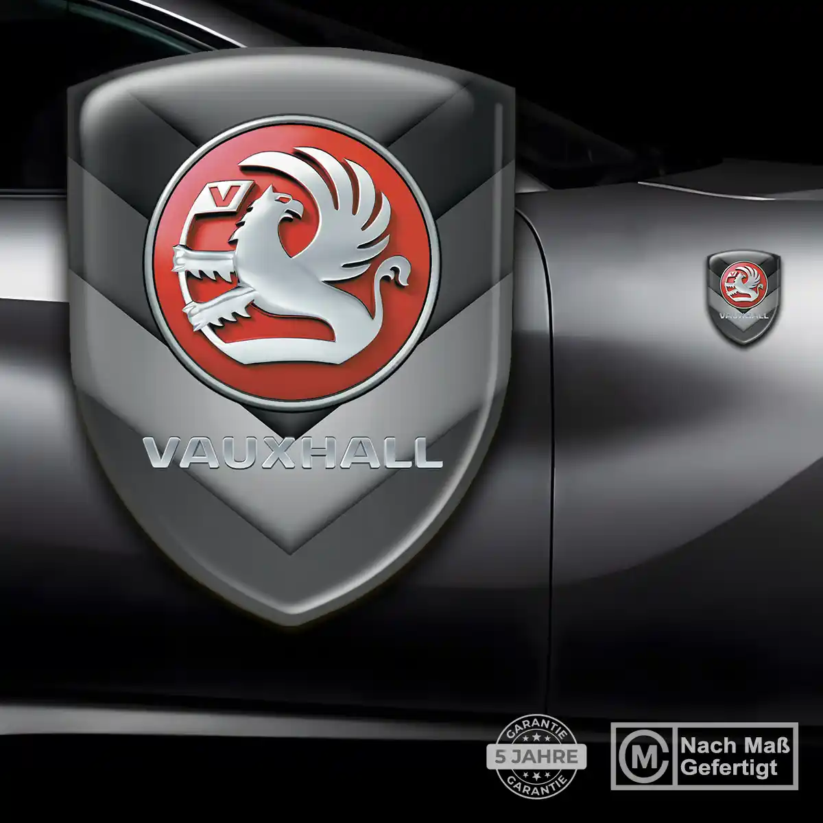 Vauxhall Aufkleber 3D Gel Silikon Ausdrucksstarkes Design