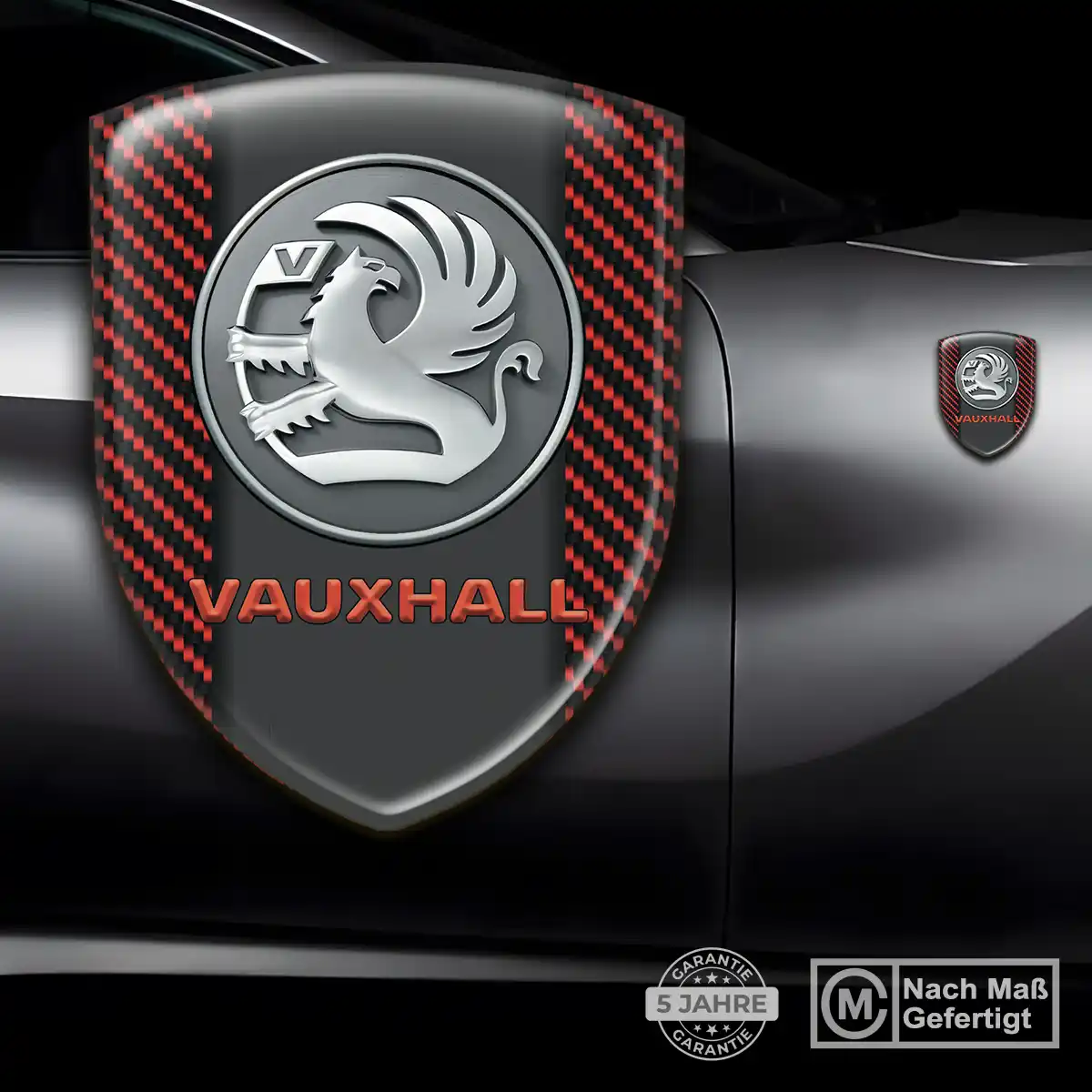 Vauxhall Aufkleber 3D Gel Silikon Auto Premium-Edition