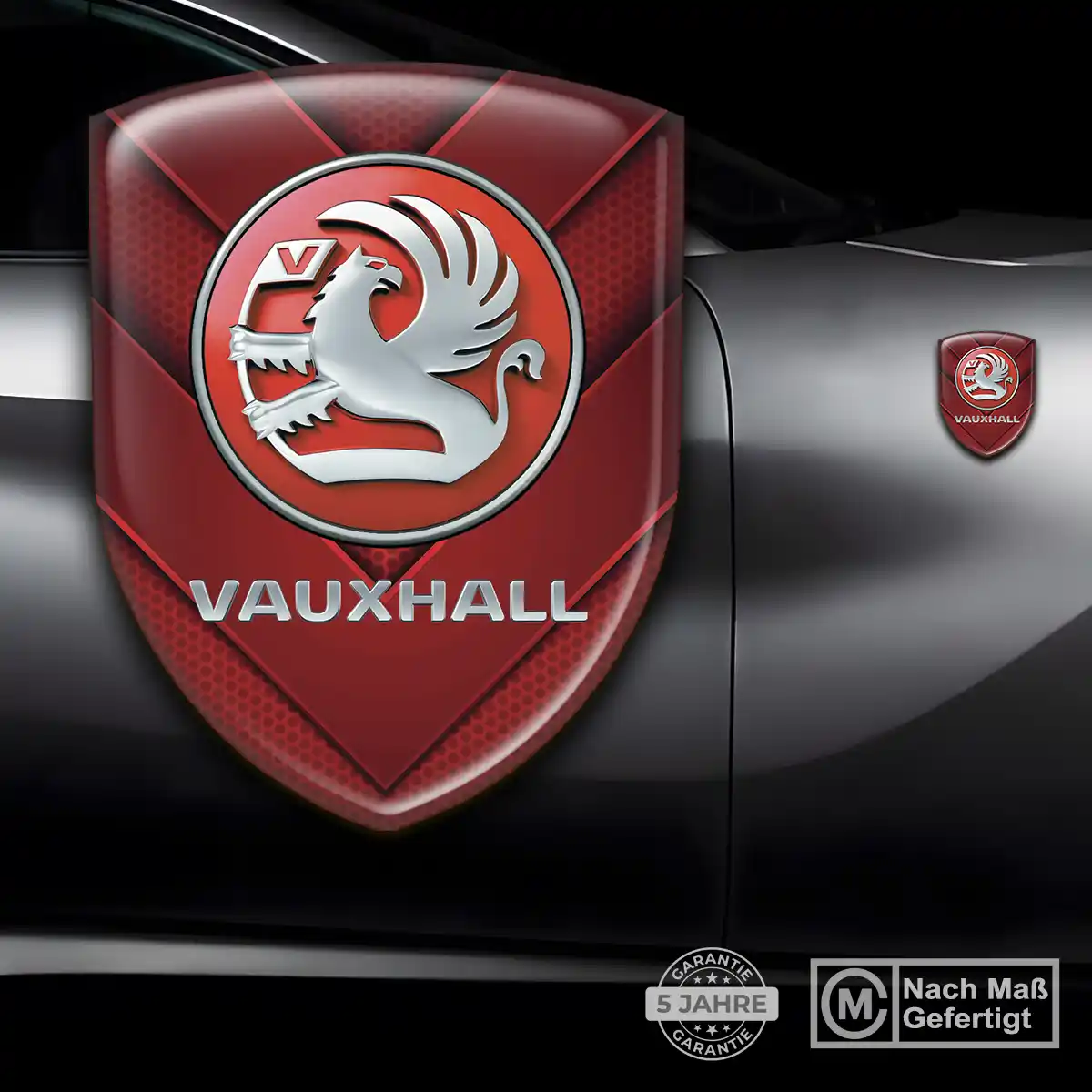 Vauxhall Aufkleber 3D Gel Silikon Hochwertiges Harz