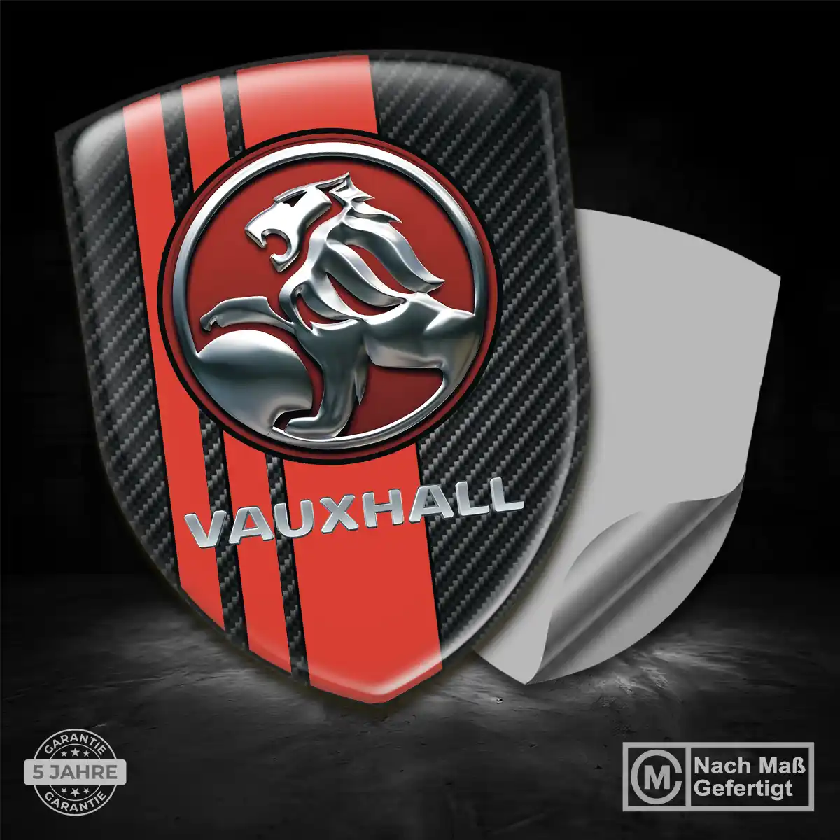 Vauxhall Aufkleber 3D Gel Silikon Stilvolles Design