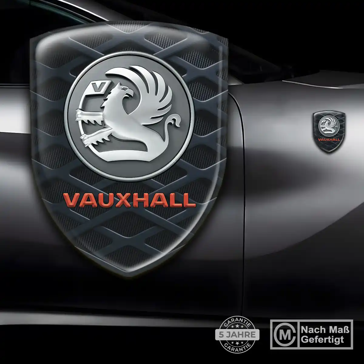 Vauxhall Aufkleber 3D Gel Wappen Ausdrucksstarkes Design