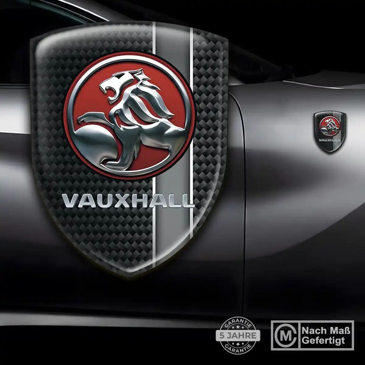 Vauxhall Aufkleber 3D Gel Wappen Auto Edles Design
