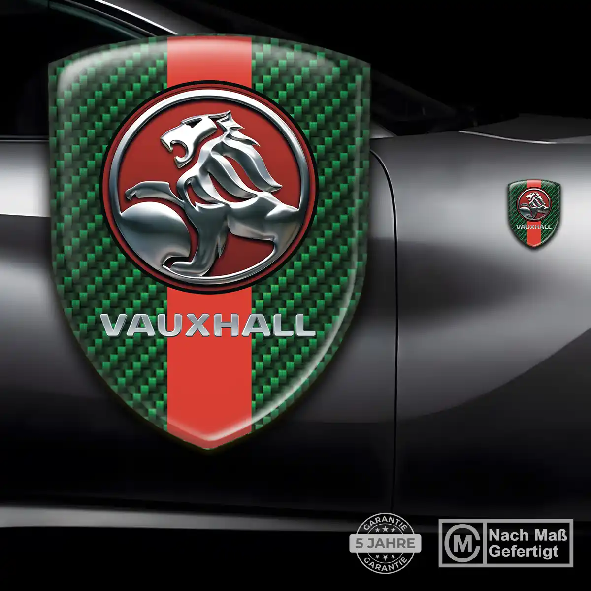 Vauxhall Aufkleber 3D Gel Wappen Auto Elegantes Design