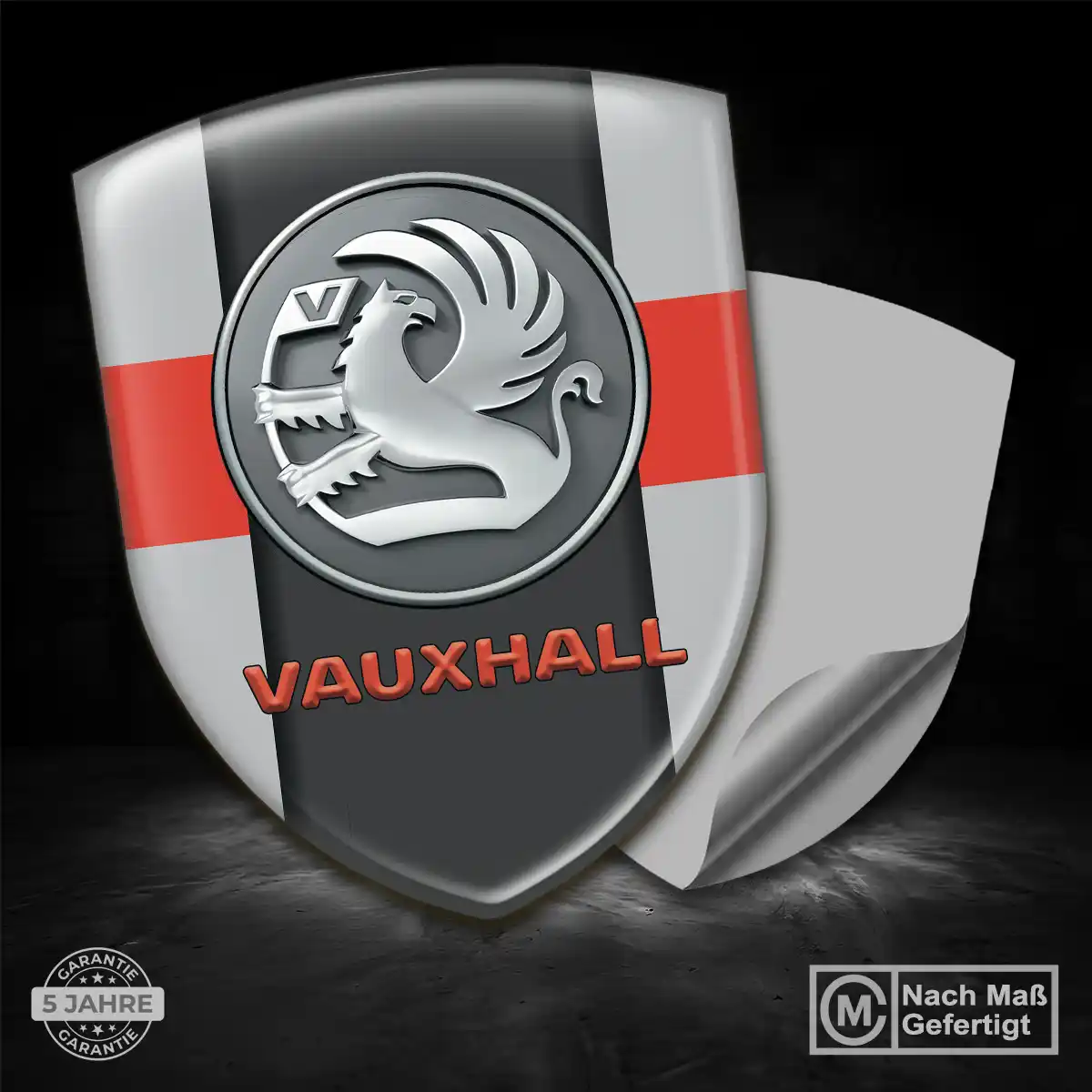 Vauxhall Aufkleber 3D Gel Wappen Auto Markenedition