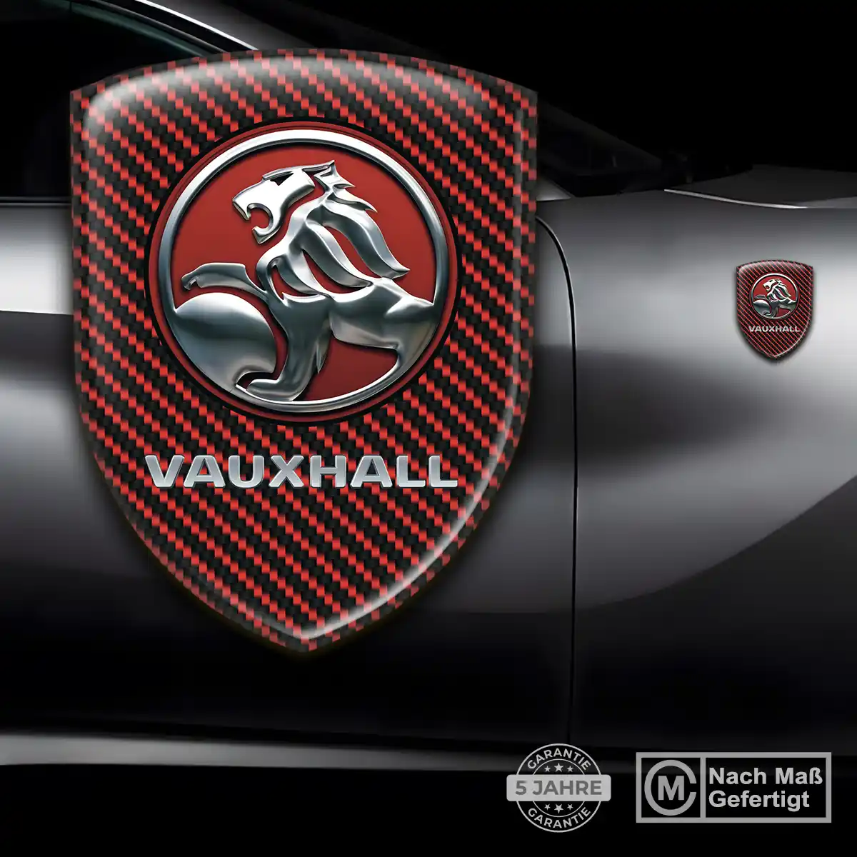 Vauxhall Aufkleber 3D Gel Wappen Auto Premiumqualität