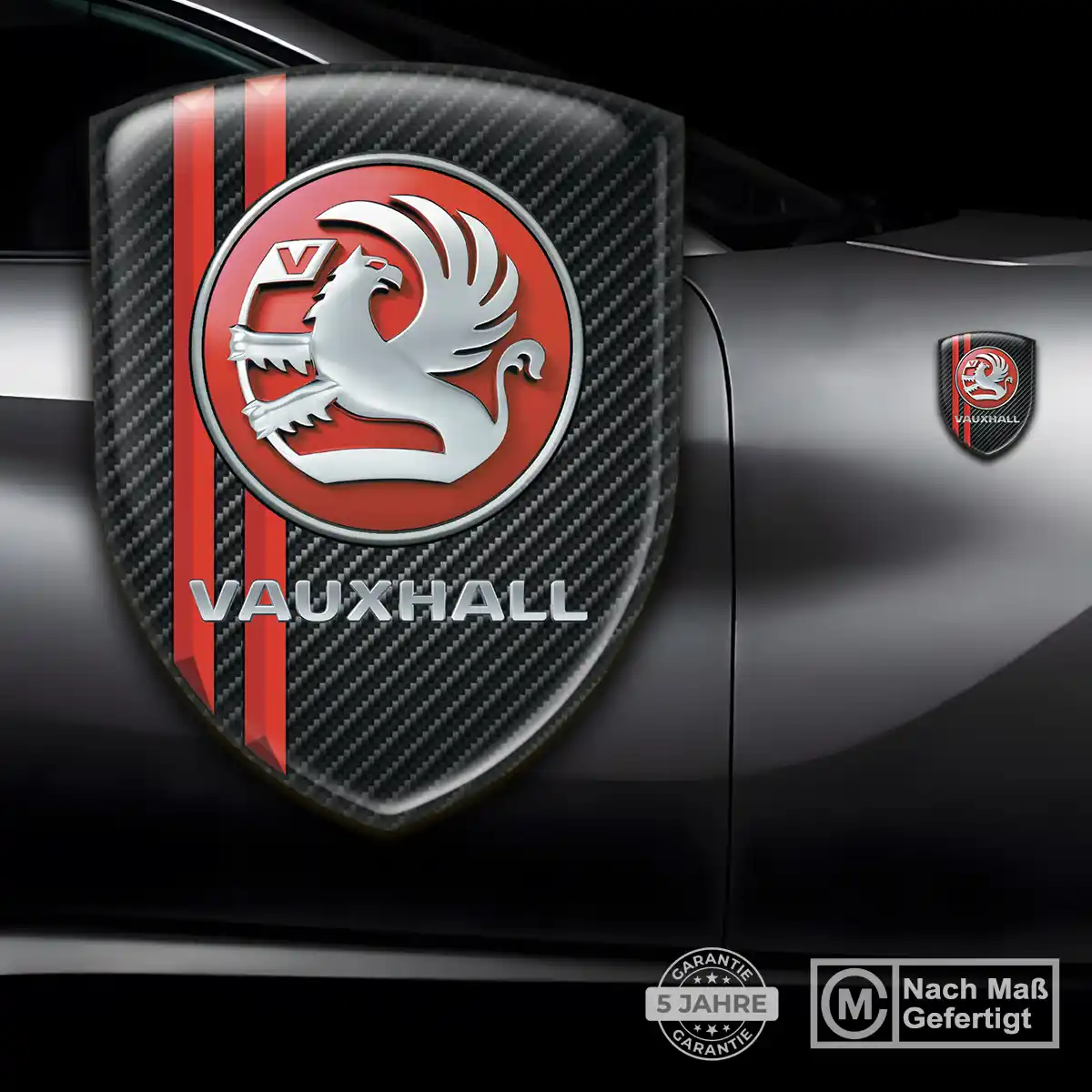 Vauxhall Aufkleber 3D Gel Wappen Auto Stilvolles Design