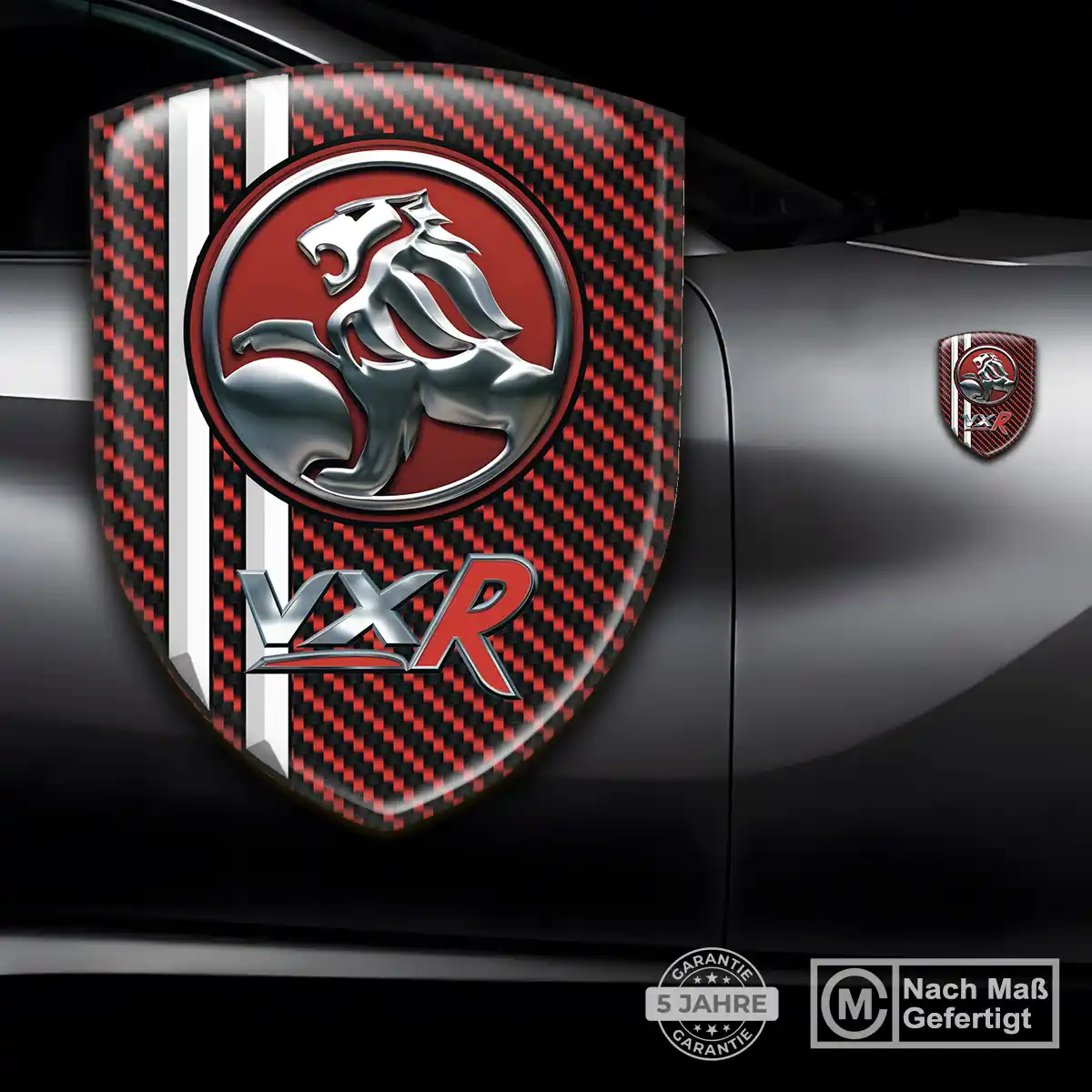 Vauxhall Aufkleber 3D Gel Wappen Edles Design
