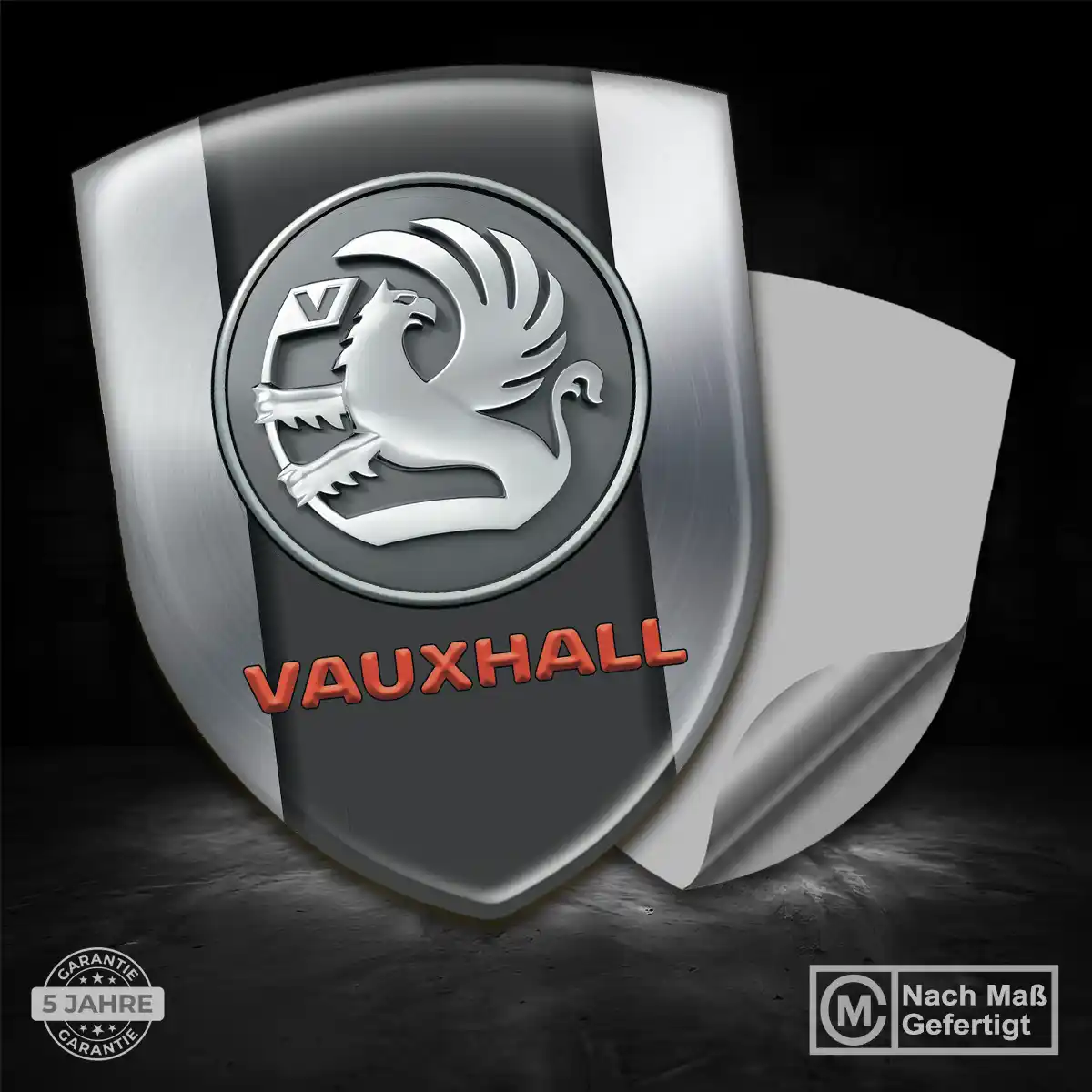 Vauxhall Aufkleber 3D Gel Wappen Elegantes Design