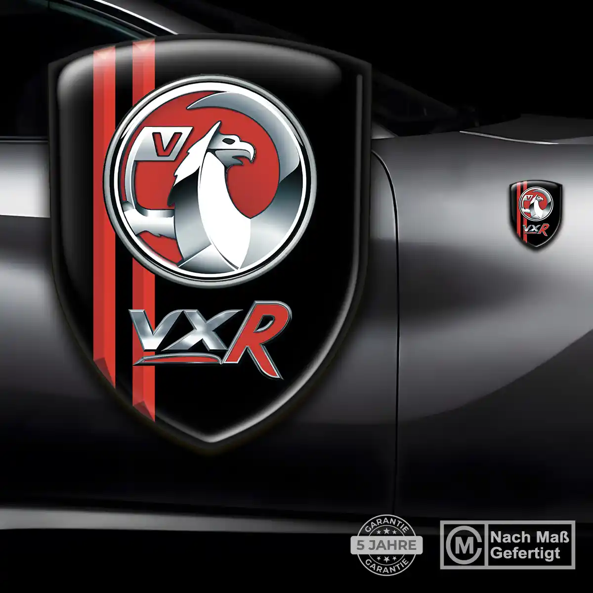 Vauxhall Aufkleber 3D Gel Wappen Erstklassige Qualität