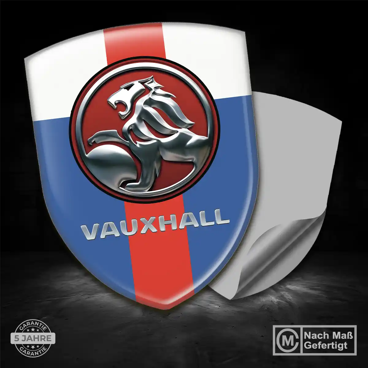 Vauxhall Aufkleber 3D Gel Wappen Hohe Qualität