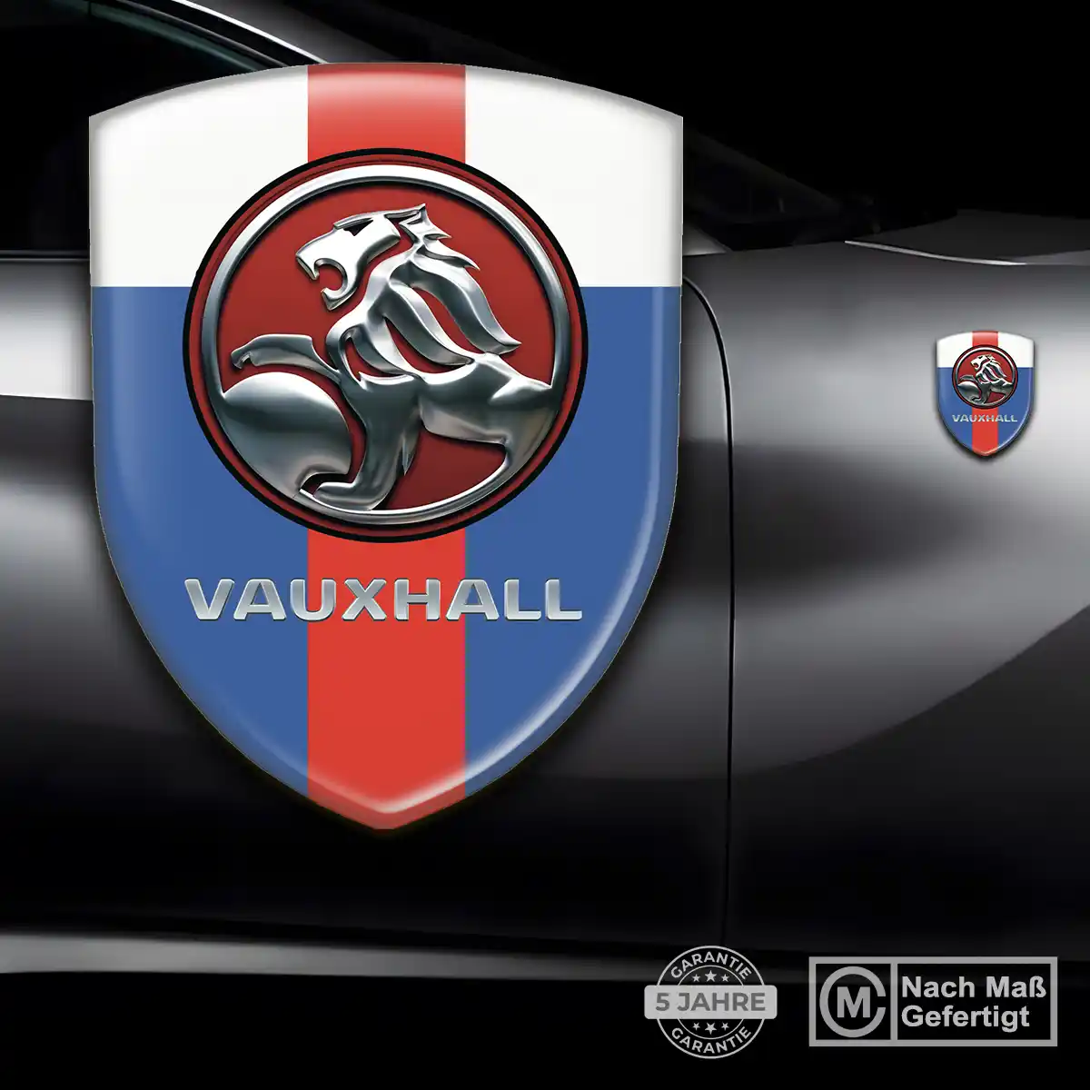 Vauxhall Aufkleber 3D Gel Wappen Hohe Qualität