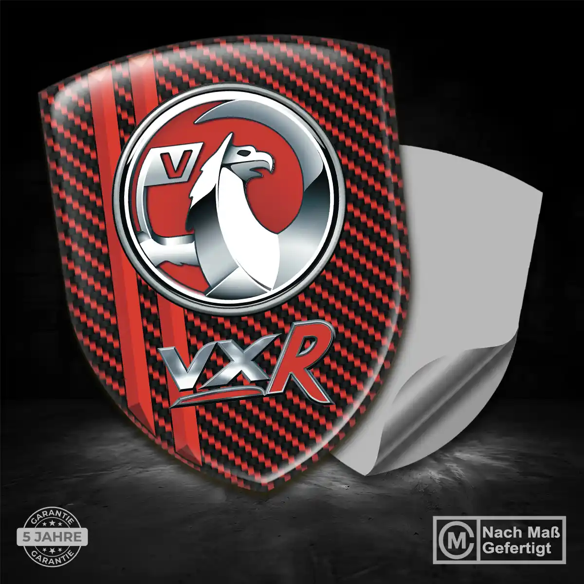 Vauxhall Aufkleber 3D Gel Wappen Premiumqualität