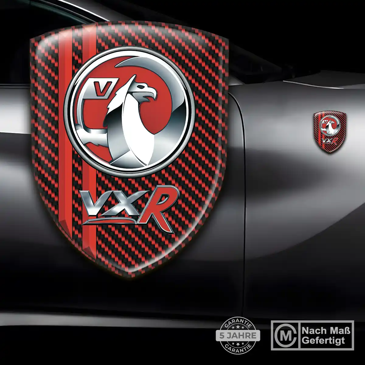 Vauxhall Aufkleber 3D Gel Wappen Premiumqualität