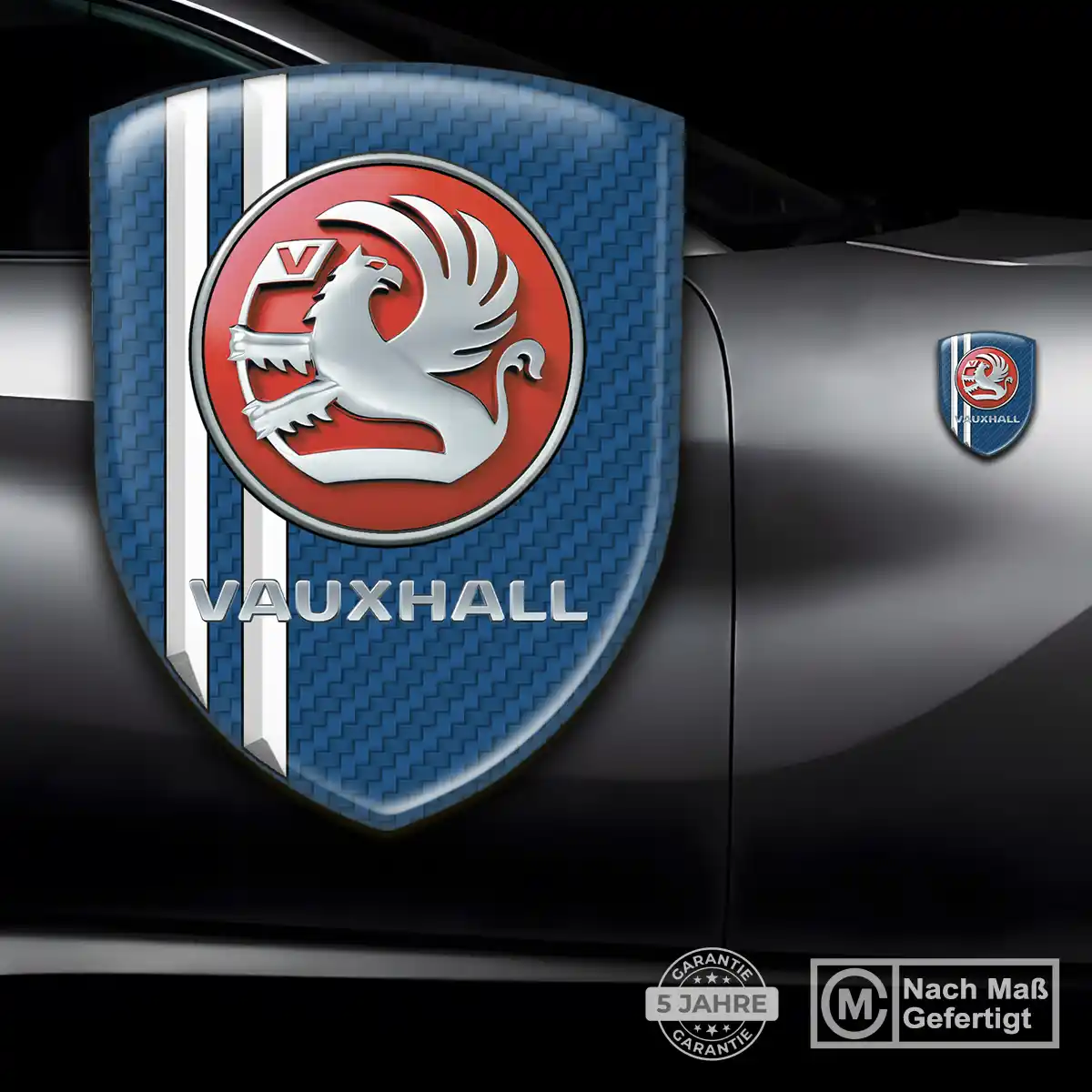 Vauxhall Aufkleber 3D Gel Wappen Tuningfahrzeug