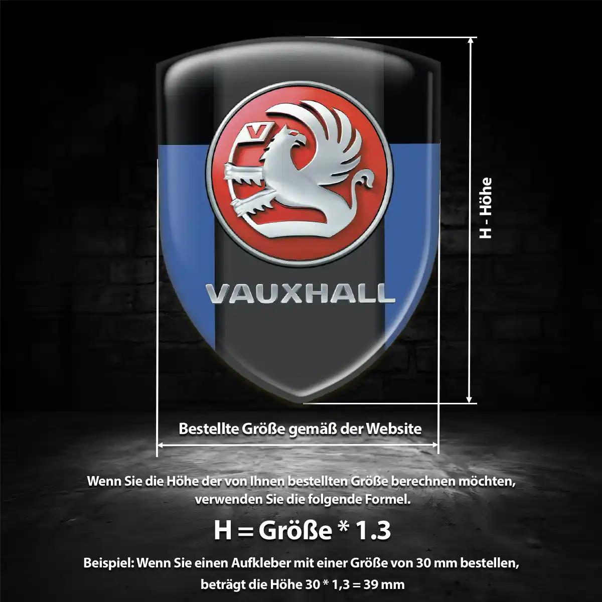 Vauxhall Aufkleber Auto Anspruchsvolles Design