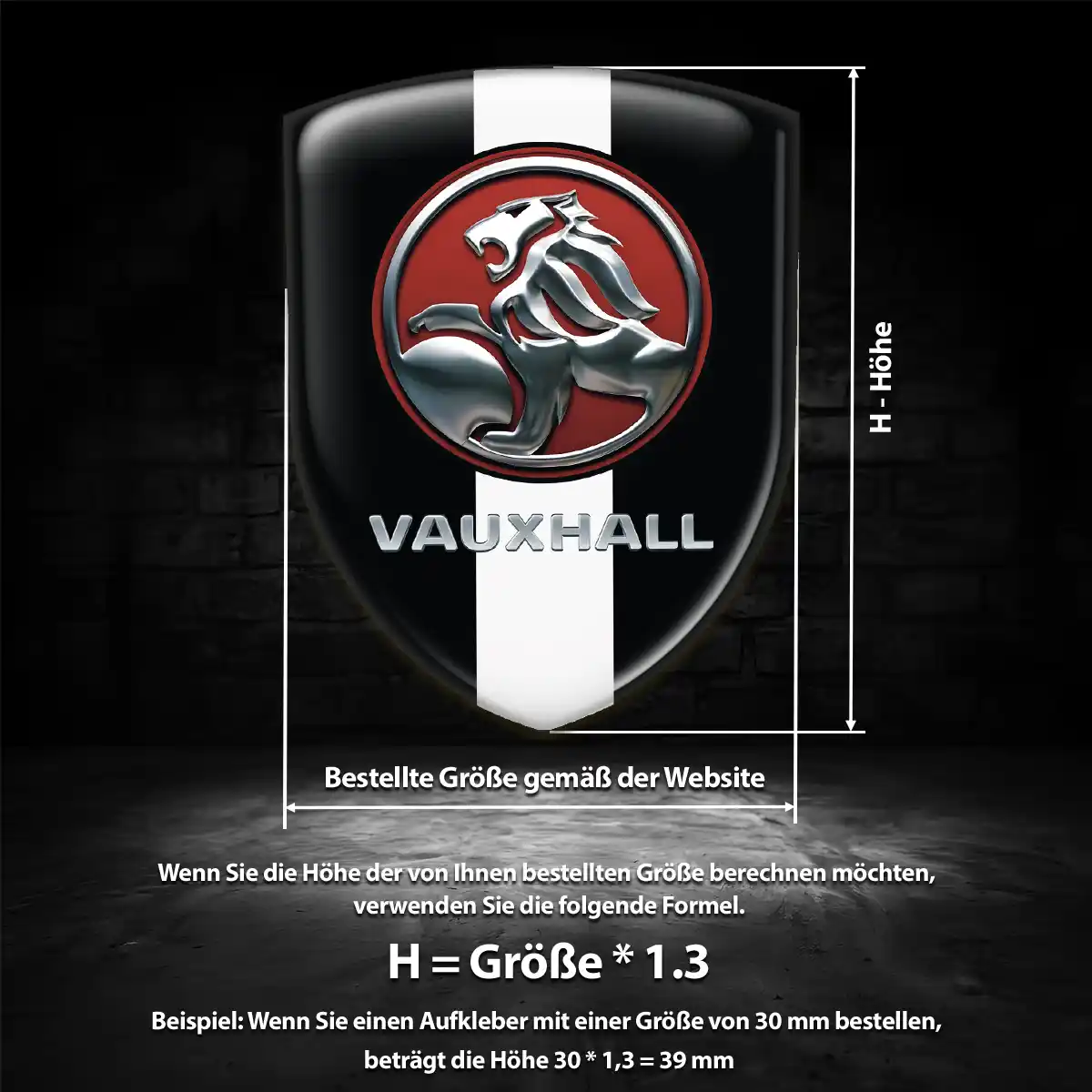 Vauxhall Aufkleber Auto Exterieurdesign