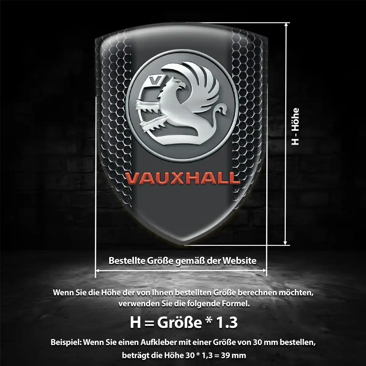 Vauxhall Aufkleber Auto Stilvolles Design