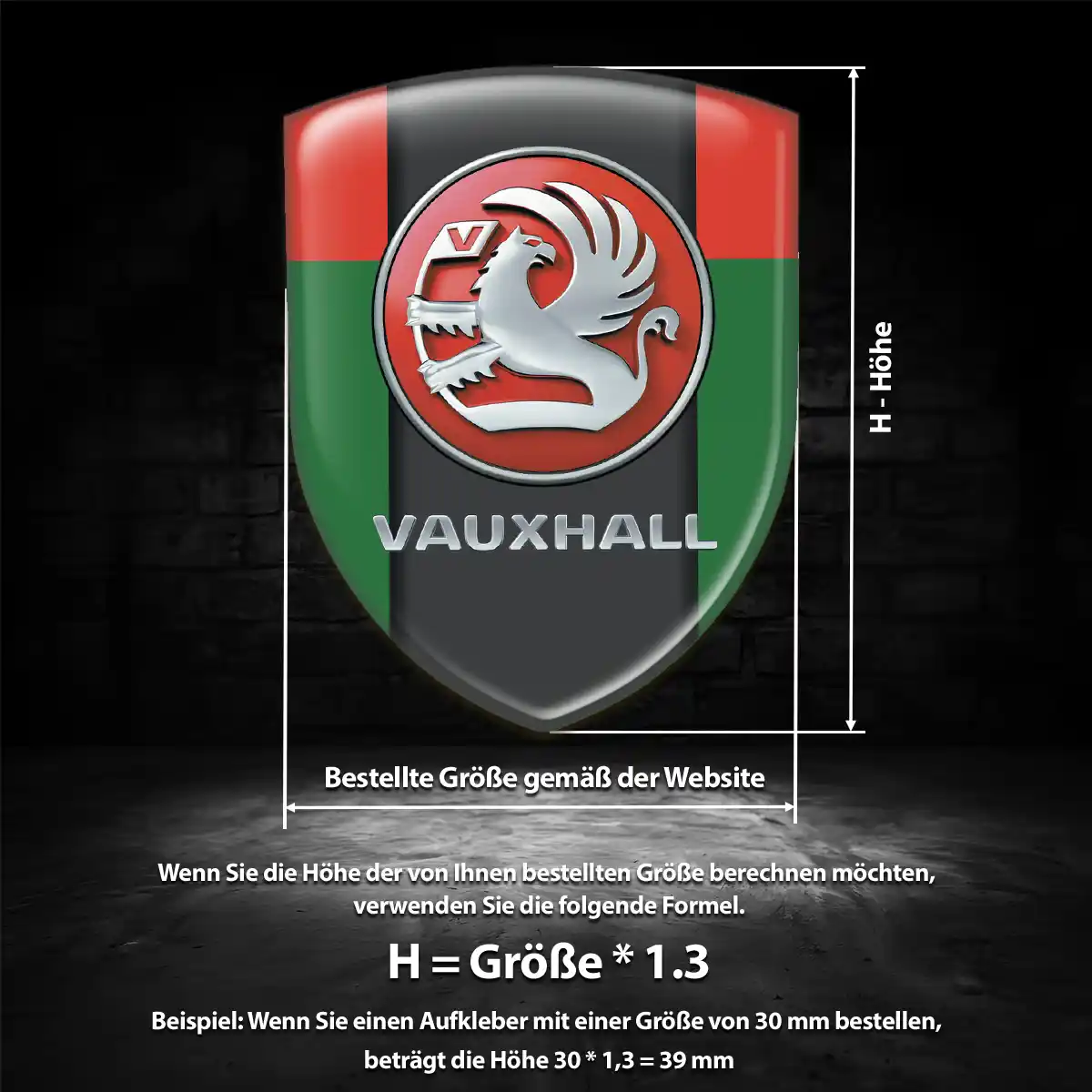 Vauxhall Aufkleber Auto Tuningfahrzeug
